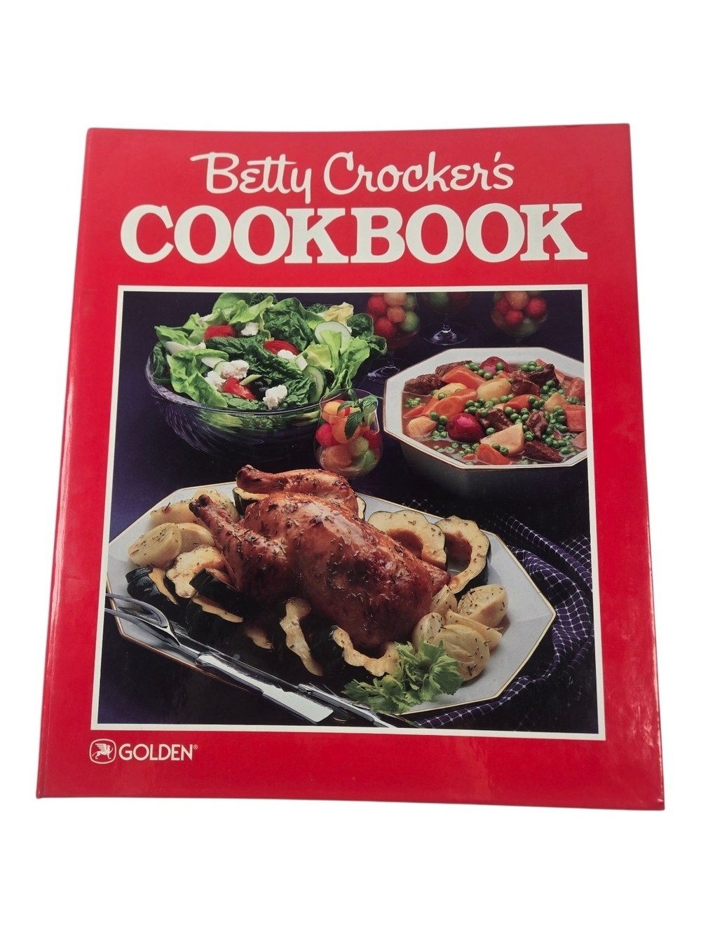 Vintage Betty Crocker's Cookbook 1986 First Printing Hardcover Ring Bound Binder